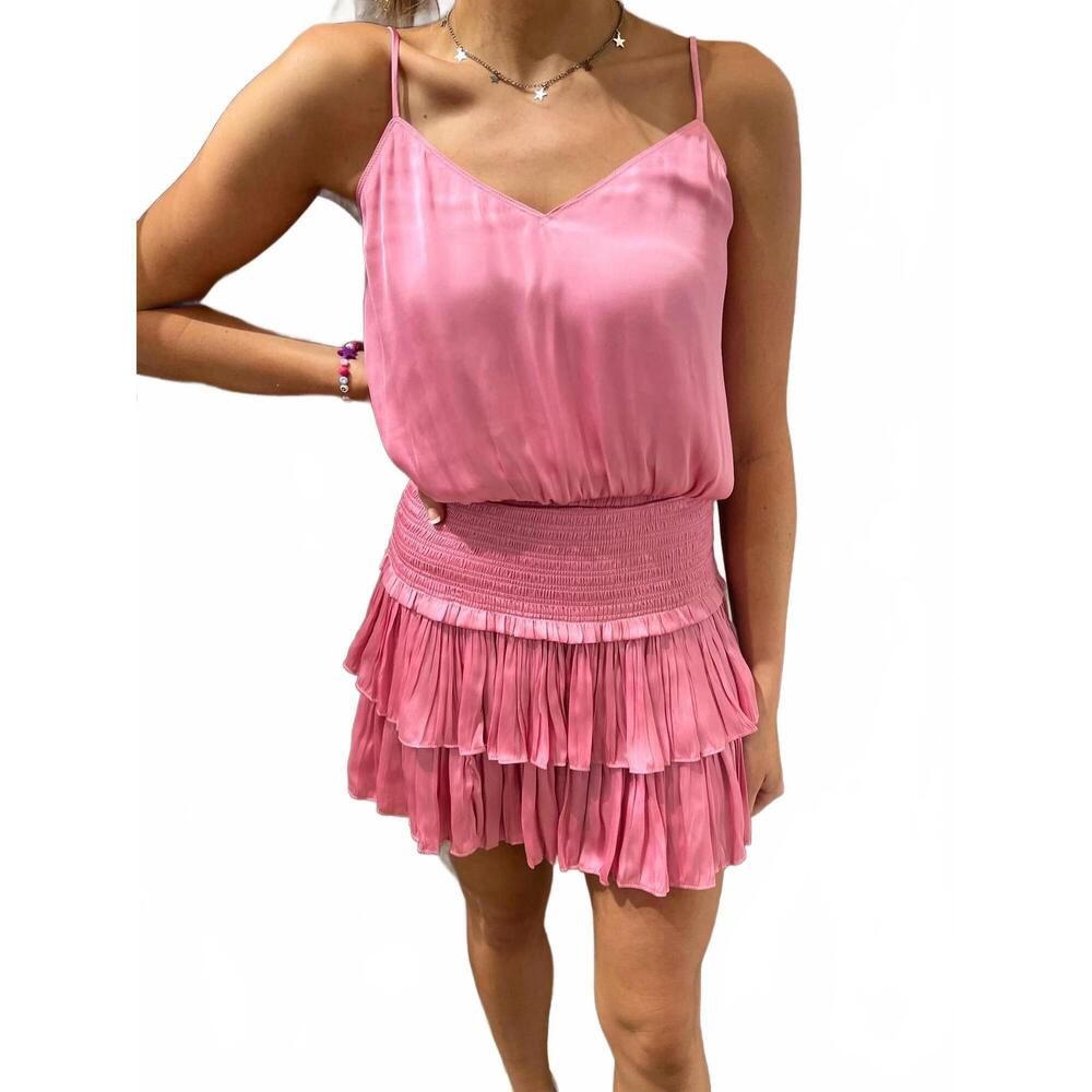 NEW RESET BY JANE jane skirt in pink bubblegum